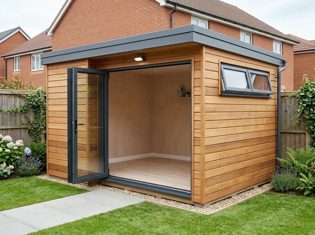 Garden Room 20 - Modern Garden Studio Portal 3.70m × 2.83m — 3.70m × 2.83m SIP garden room