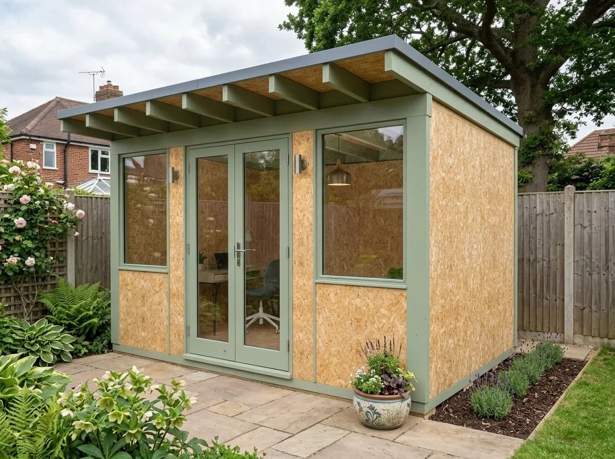 Garden Room 11 - Modern Garden Studio 3.4m × 2.2m — 3.4m × 2.2m SIP garden room